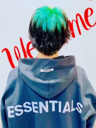 ショート カラー メンズ 加藤 琢也のヘアスタイル