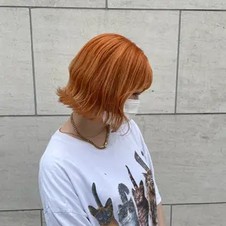 ミディアム 🎀 原宿/ブリーチ 🎀 ♡Reina♡のヘアスタイル
