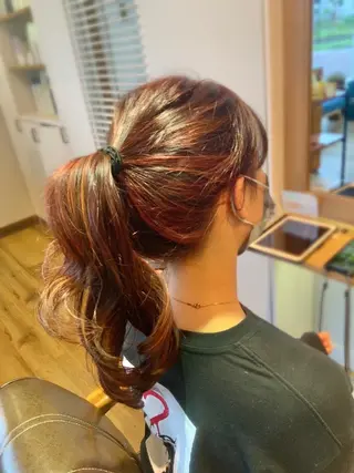カラー メンズ 堀 望美のヘアスタイル
