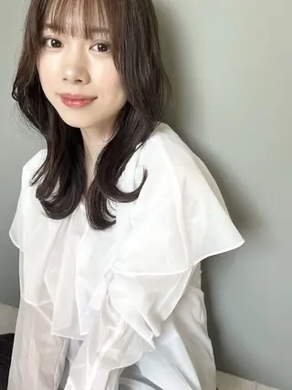 ロング カラー The Ect 江坂Kurumiのヘアスタイル