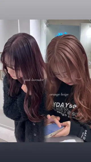 ロング ParveMix🫧 宮﨑 梨里のヘアスタイル