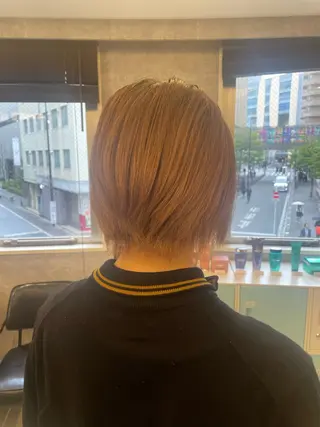 ショート ♡似合わせ ♡ハイトーン♡のヘアスタイル