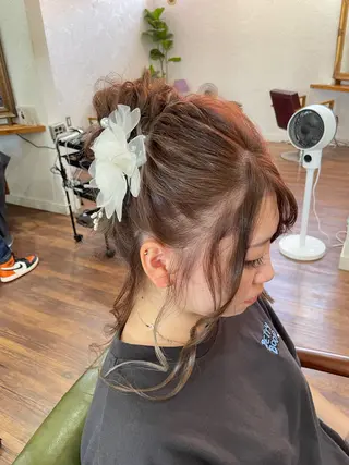 ロング 下林 雅明のヘアスタイル