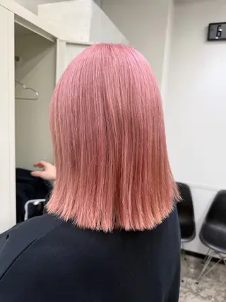 ミディアム カラー ハイトーンカラー🐬 えりかのヘアスタイル
