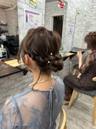 ミディアム ヘアアレンジ 🐚🧸 MAKI 🧸🐚のヘアスタイル