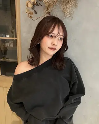 ミディアム カラー kanami - ROCCO -のヘアスタイル