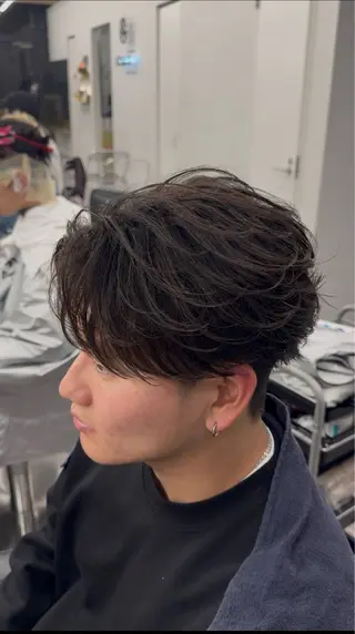 パーマ メンズ 【メンズ特化】渋谷 GOALD/江頭永太のヘアスタイル
