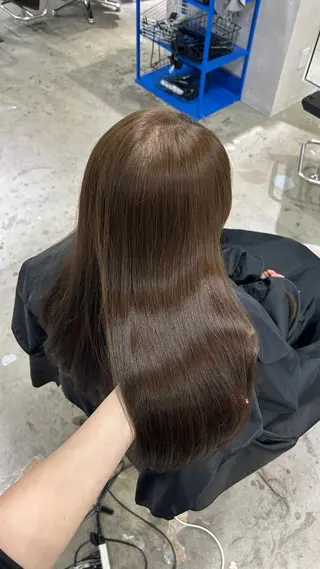 ロング カラー ヘアアレンジ レイヤーカット×髪質 改善🇰🇷シオリのヘアスタイル