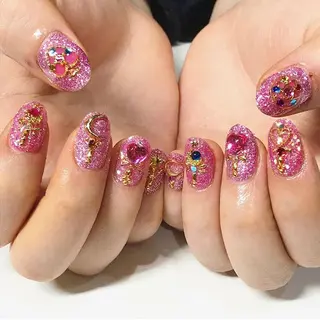 ネイル 渋谷/チップ長さ出し 👑アプレgel-xのネイルデザイン
