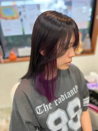 セミロング 鈴木 令子のヘアスタイル