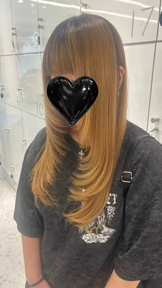 ロング EARTH札幌駅前店 Miyu🖤💎のヘアスタイル