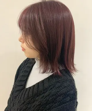 ミディアム カラー ヘアアレンジ 憧れの艶ハイトーンへ 🌙サイダサキのヘアスタイル