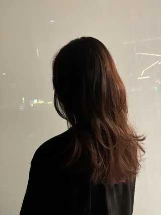 ロング カラー 🍓ブリーチカラー 🎀nene🍓のヘアスタイル