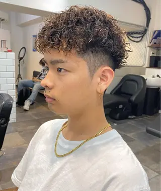 パーマ メンズ ボブとパーマの達人 /美容室難民の方是非のヘアスタイル