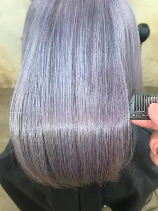 ミディアム カラー チバ ヒロトのヘアスタイル