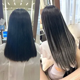 ヘアメ🎀ハイトーン 🩵エクステ🪄しほのヘアスタイル