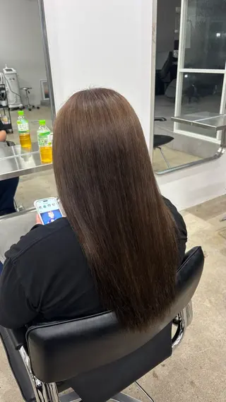 ロング カラー 大和⚜️ナチュラル 艶カラー/高崎のヘアスタイル