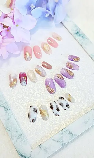 ネイル 手描きアート&推し活 🌟Wisteriaのネイルデザイン