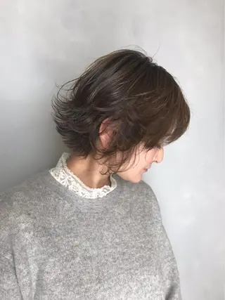ショート カラー BROCANTE立川 karasawa.nのヘアスタイル