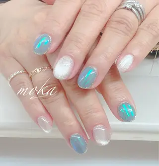 ネイル 胡蝶蘭レディースサロ ンNailMOKAのネイルデザイン