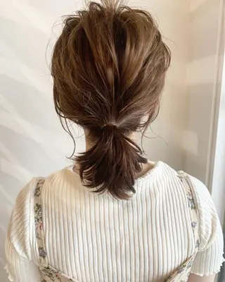 ミディアム カラー ヘアアレンジ 眉毛ワックス konomiの眉毛・アイブロウイメージ