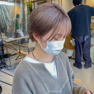 ショート カラー メンズ清潔感のプロ 💈メンズパーマ藤田のヘアスタイル