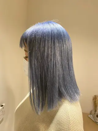 ミディアム カラー メンズ清潔感のプロ 💈メンズパーマ藤田のヘアスタイル