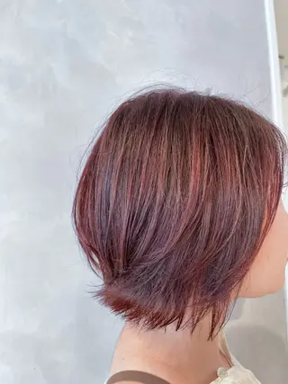 ショート ハイトーンカラー/ 田中和磨のヘアスタイル