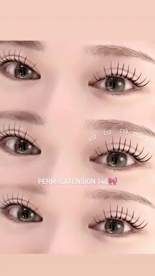 マツエク・マツパ Eyelist | Noa🎀🩶のマツエク・マツパデザイン