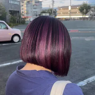 ショート カラー レイヤー/ブリーチ/ mauのヘアスタイル