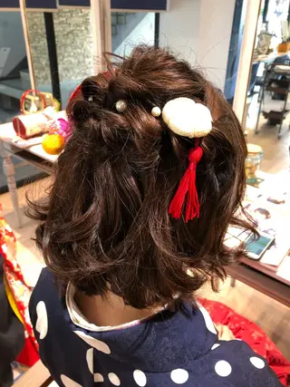 ショート カラー パーマ ヘアアレンジ メンズ キッズ ネイル マツエク・マツパ 【サンバイエム】 公式のエステ・リラクイメージ