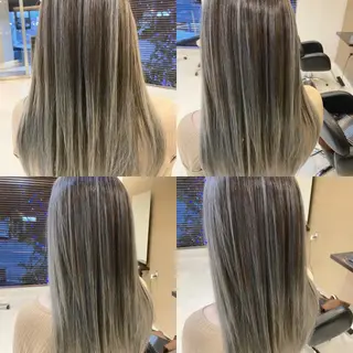 ロング カラー 浅川 実行のヘアスタイル
