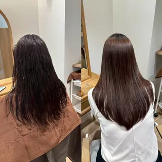 ロング RINNO🌷透明感 カラー/髪質改善のヘアスタイル