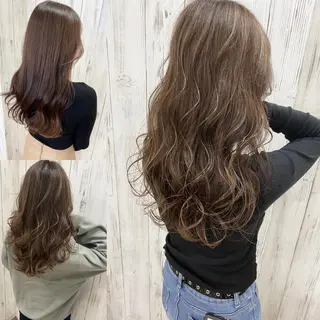 ロング カラー ヘアアレンジ 夜23時まで予約🉑 reverieあきらのヘアスタイル