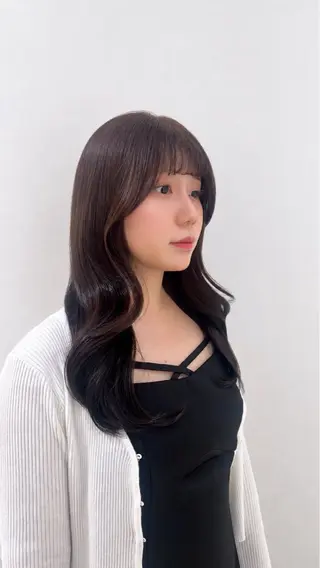 ロング なかのももか/レイヤ ー/髪質改善カラーのヘアスタイル