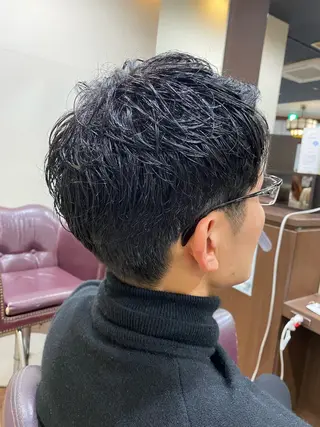 ショート メンズ 仲井 充のヘアスタイル