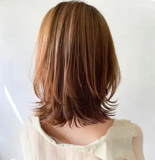 ミディアム パーマ LOOP 佐藤のヘアスタイル