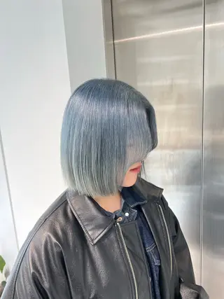 ミディアム カラー 赤みゼロ/透明感 カラー🌿KANTAのヘアスタイル