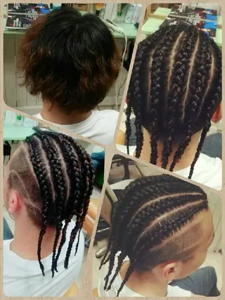 メンズ ヘアアレンジ ショート ミディアム セミロング ロング カラー パーマ キッズ ネイル マツエク・マツパ エミタス ☆のヘアスタイル