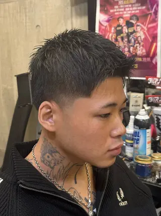 ショート メンズ 🎱メンズフェード 特化HYOGA🎱のヘアスタイル
