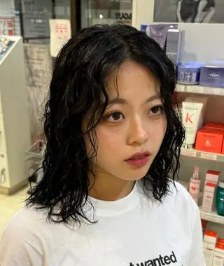 パーマ ナナ/大阪心斎橋/ 海外レイヤーカットのヘアスタイル