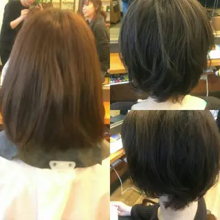 パーマ ショート 【名古屋】モデル募集 arisaのヘアスタイル