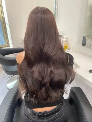 ロング 🤍透明感カラー/ 韓国レイヤー🤍のヘアスタイル