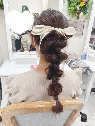 ヘアアレンジ ヘアセットサロン ココのヘアスタイル