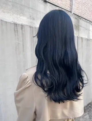 ロング カラー パーマ 似合わせスタイル 表参道🌿ちえのヘアスタイル