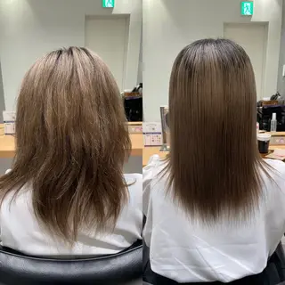 セミロング 髪質改善ヘアケア 艶髪特化/上田のヘアスタイル