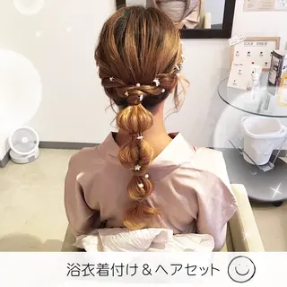 ロング カラー パーマ ヘアアレンジ メンズ キッズ ネイル マツエク・マツパ アイブロウ brille ~eyelash~のヘアスタイル