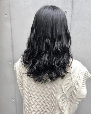 ミディアム パーマ ボブパーマコテ巻き風 パーマNo1深江秀平のヘアスタイル