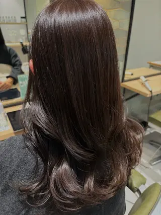 ロング カラー あさかわ みほのヘアスタイル