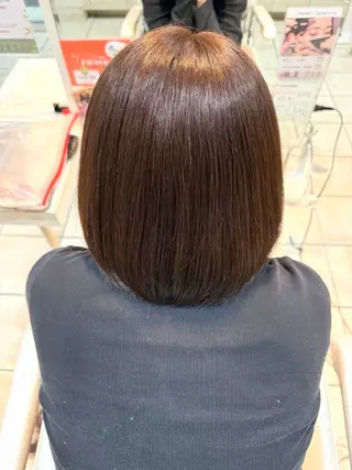 ミディアム カラー 透明感カラー×美眉 🎀大西みゆう🎀のヘアスタイル